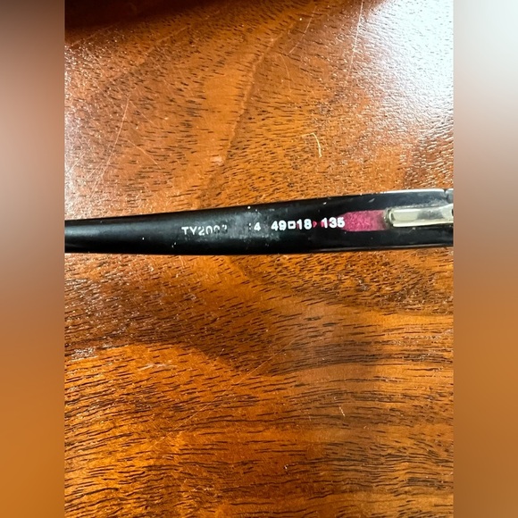 Tory Burch Black Frame with Orange Case - Picture 2 of 7